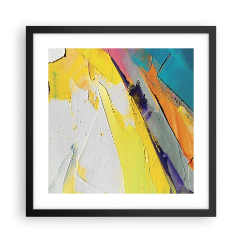Poster în ramă neagră - Anatomia luminii - 40x40 cm