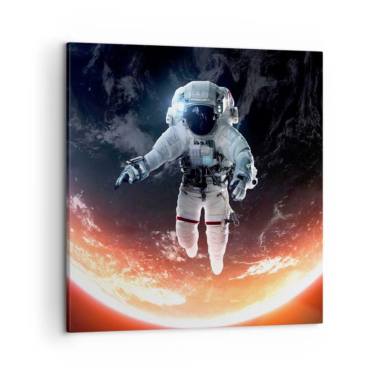 Tablou pe pânză - Pot să mai stau un pic? - 50x50 cm