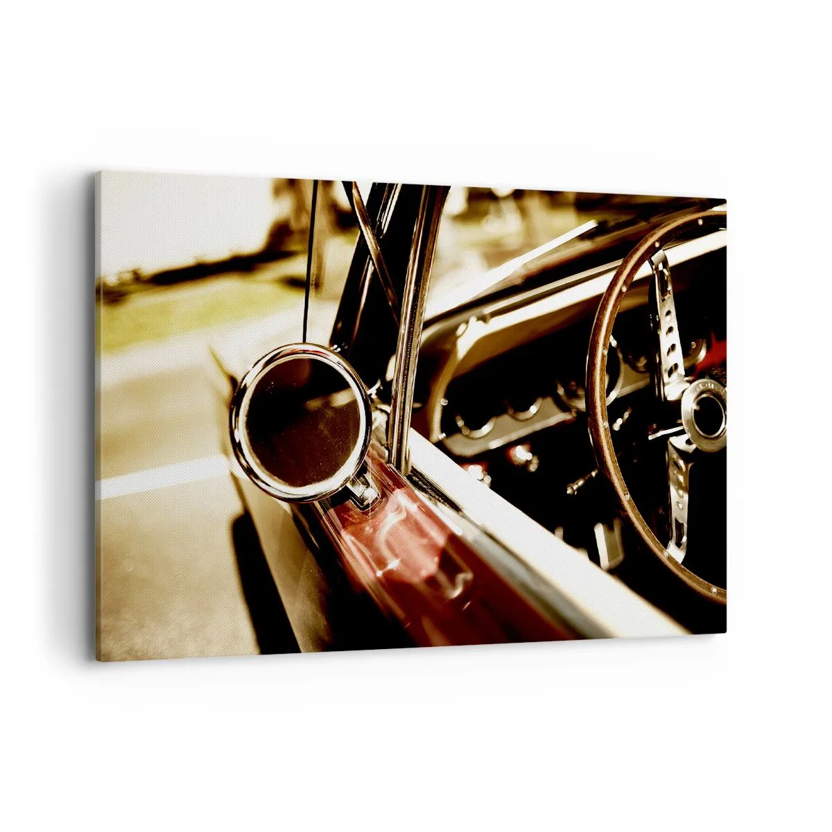 Tablou pe pânză - O mașină cu suflet - 100x70 cm