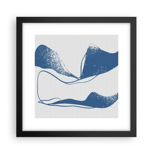 Poster în ramă neagră - Abstracție înaripată - 30x30 cm