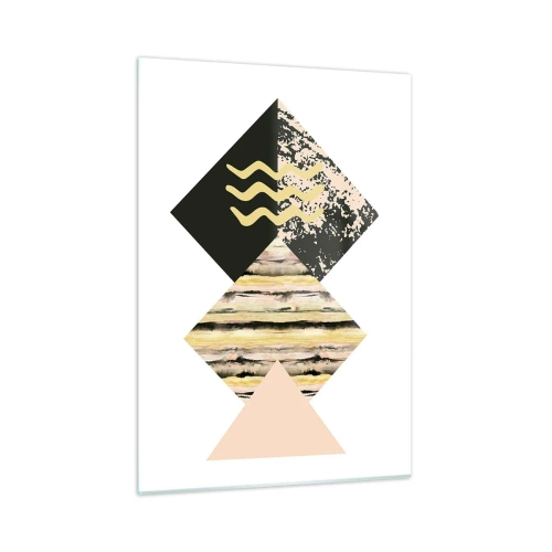 Tablou pe sticlă - Aparent simplu - 50x70 cm