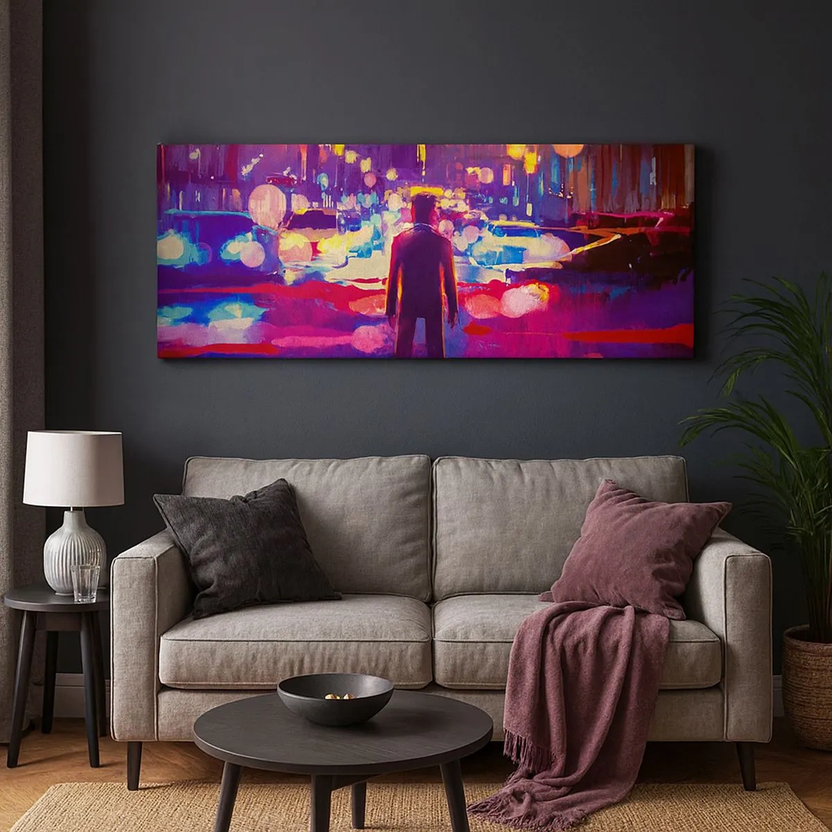 Tablou pe pânză - Scufundat în lumină - 100x40 cm