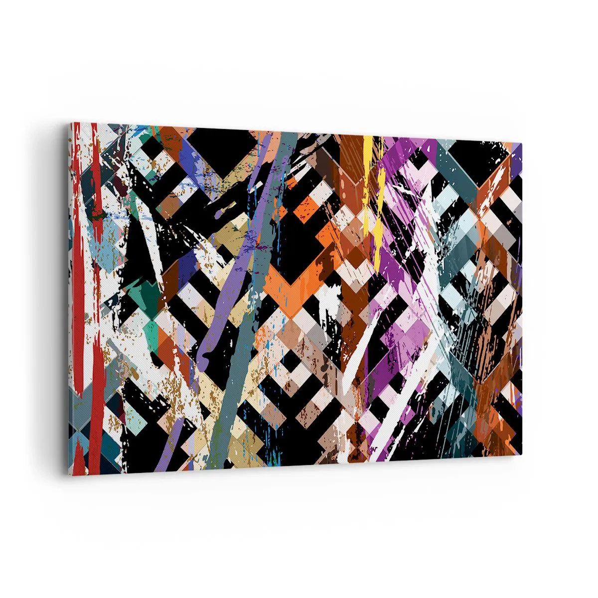 Tablou pe pânză - La pătrat - 120x80 cm