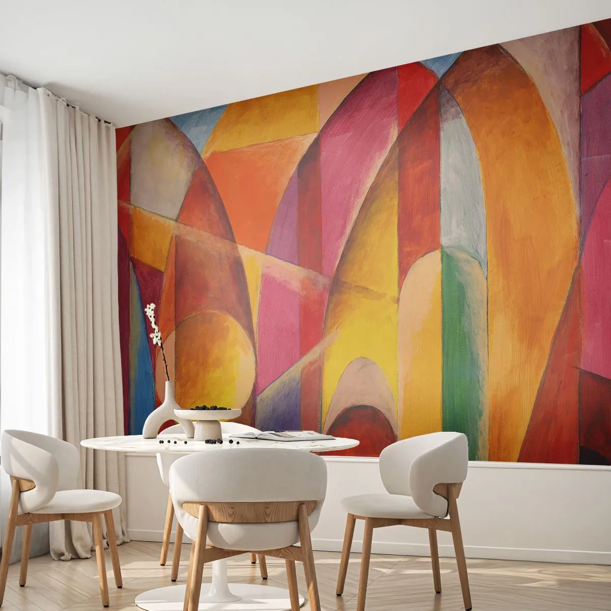 Tapet Autoadeziv Deluxe Sticker - Catedrala Soarelui - Abstracția, Bucată, Artă Modernă - 250x175 cm