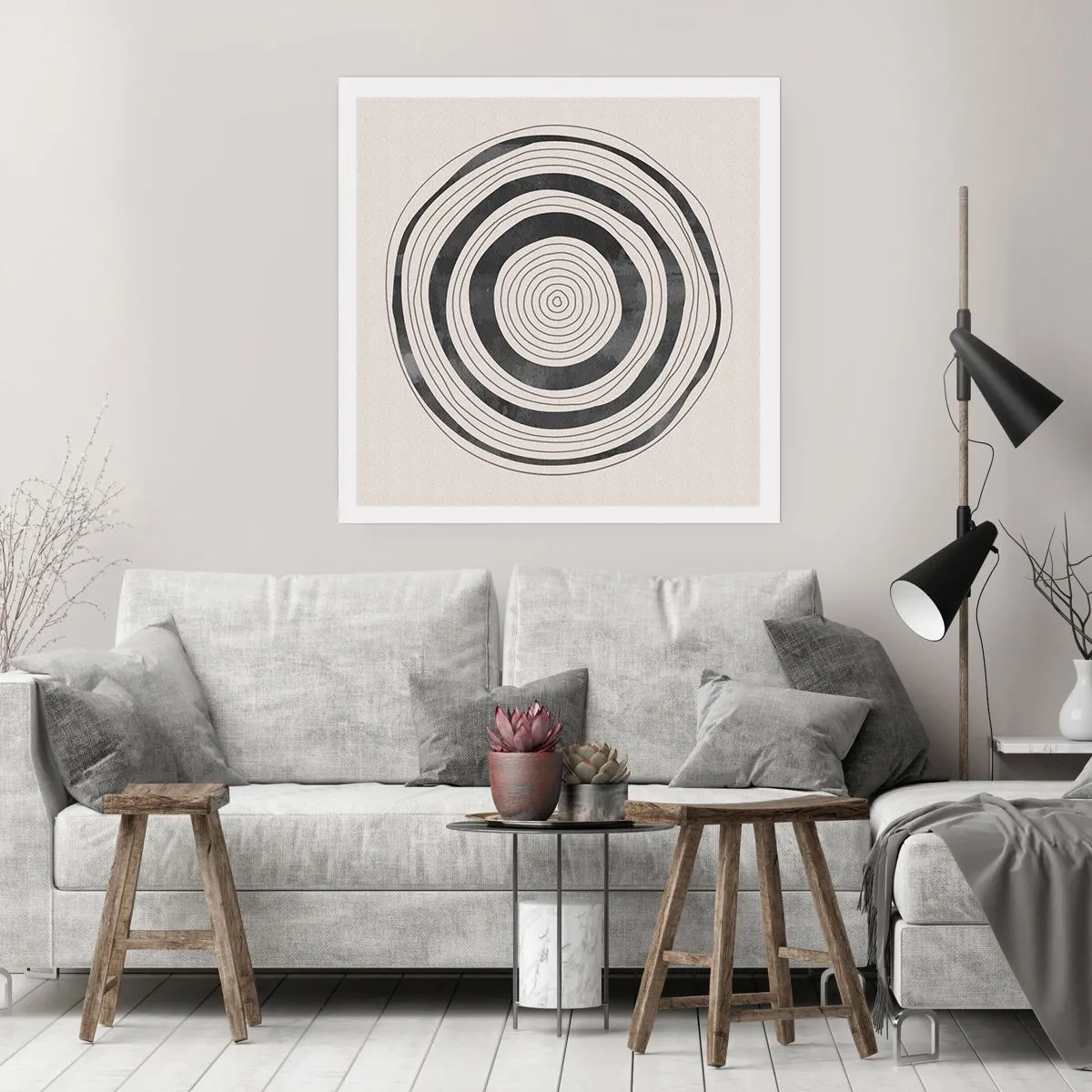 Poster - Centrul cel mai important - 40x40 cm