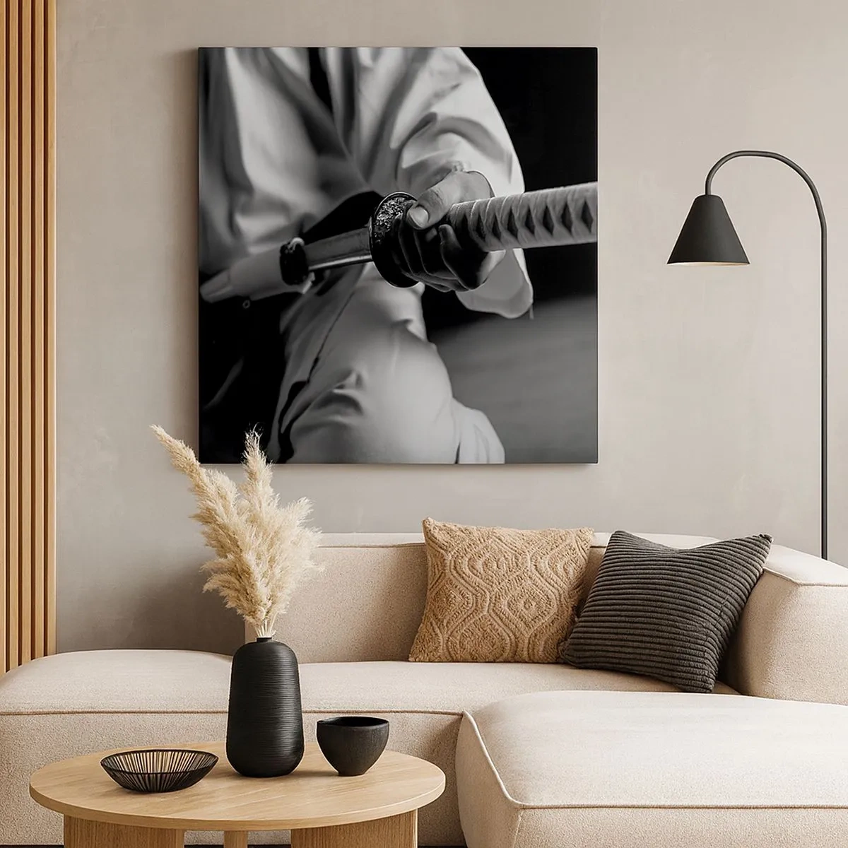 Tablou pe pânză - Sufletul unui războinic - 30x30 cm