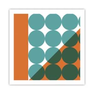 Poster - Sus și pe diagonală - 60x60 cm