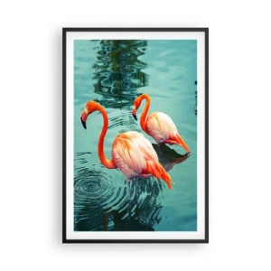 Poster în ramă neagră - Suntem bune de revistele de modă - 61x91 cm
