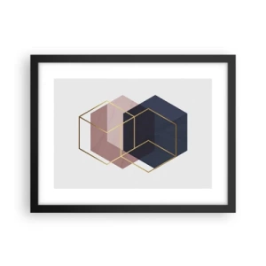 Poster în ramă neagră - Puterea simplității - 40x30 cm