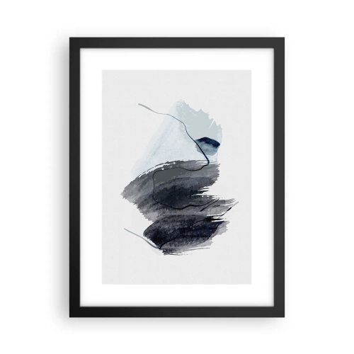 Poster în ramă neagră - Intensitate și mișcare - 30x40 cm