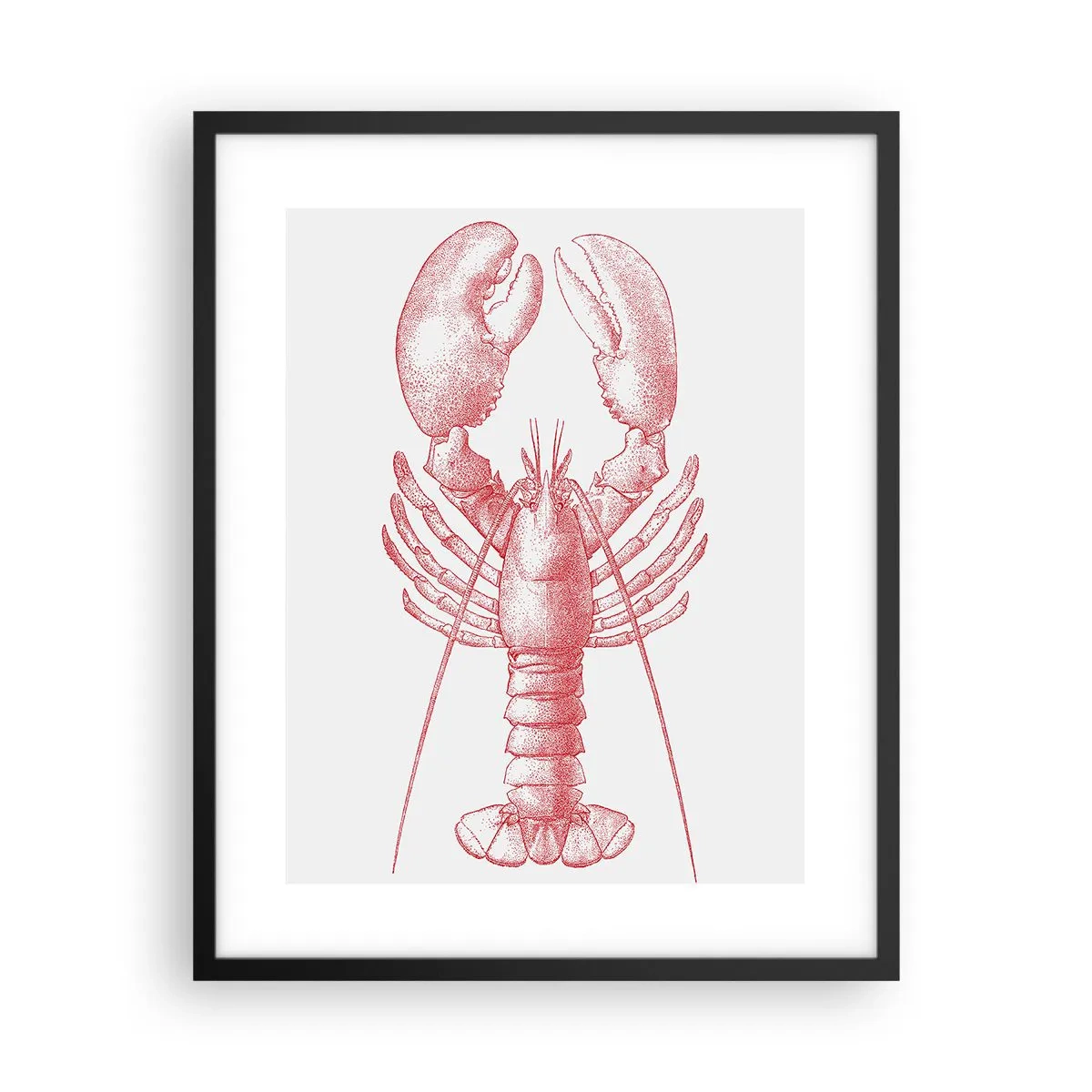 Poster în ramă neagră - Homar demn de Homer - 40x50 cm