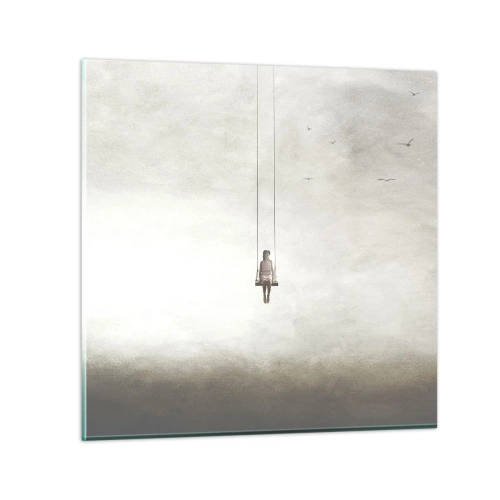 Tablou pe sticlă - Copilul din noi - 30x30 cm