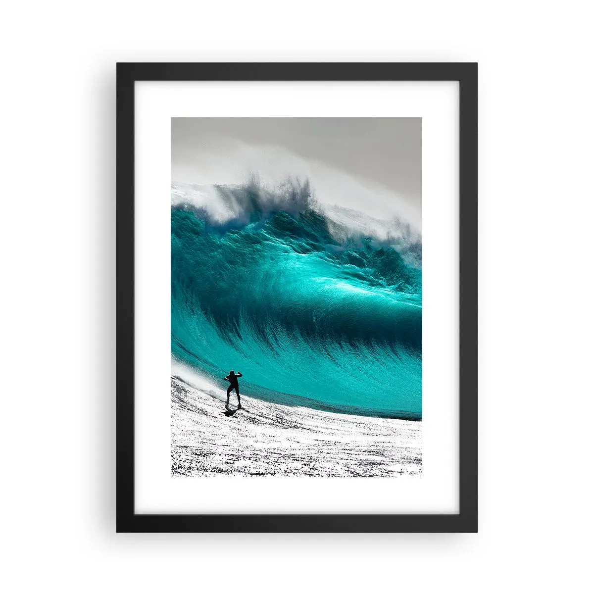 Poster în ramă neagră - Provocare acceptată - 30x40 cm