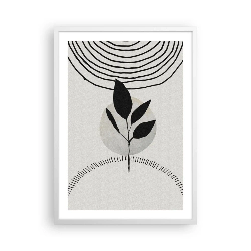 Poster în ramă albă - Compoziție: ritualurile naturii - 50x70 cm