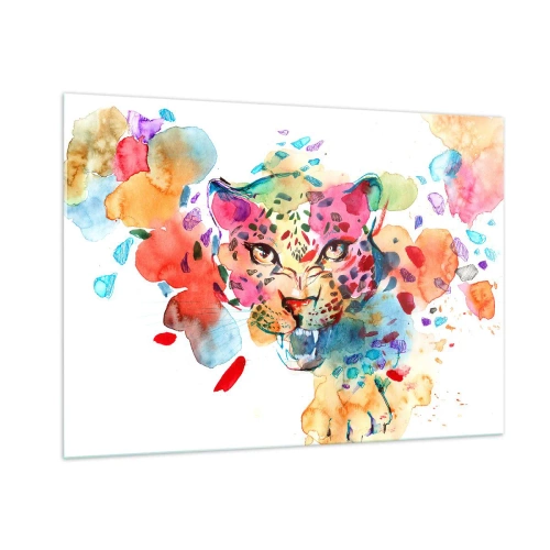 Tablou pe sticlă - Frumoasa și bestia - 100x70 cm