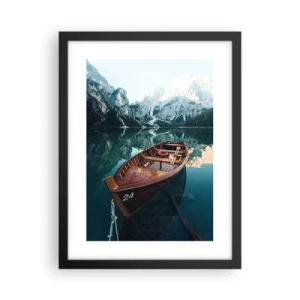 Poster în ramă neagră - Ca și cum ar fi pictat pe sticlă - 30x40 cm