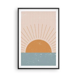 Poster în ramă neagră - Un miracol zilnic - 61x91 cm