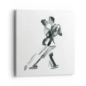 Tablou pe pânză - Într-un ritm - 40x40 cm