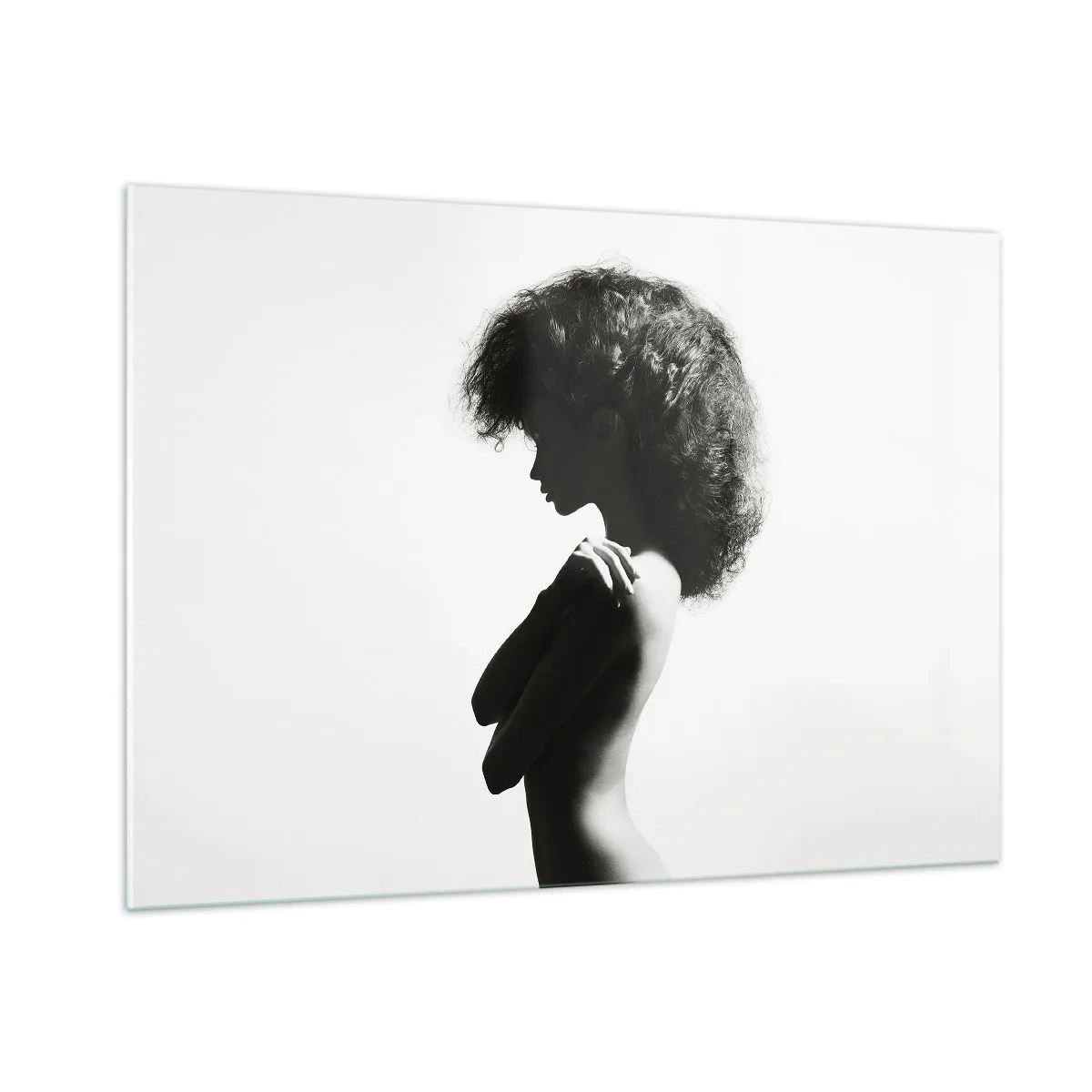 Tablou pe sticlă - Ca o floare pe o tulpină subțire - 100x70 cm