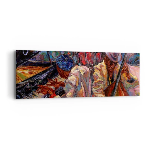 Tablou pe pânză - Într-un ritm - 90x30 cm