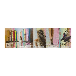 Mostră tapet Premium Sand - Urmați-mă - Abstracția, Fată, Femeie - 100x30 cm