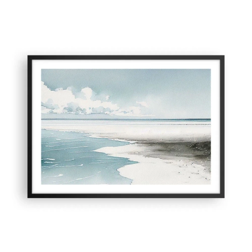 Poster în ramă neagră - Mareea blândă - 70x50 cm