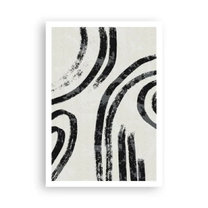 Poster - Pe jumătate oprit - 70x100 cm