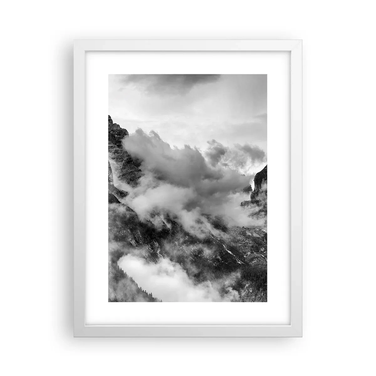 Poster în ramă albă - Frumoase și crude - 30x40 cm