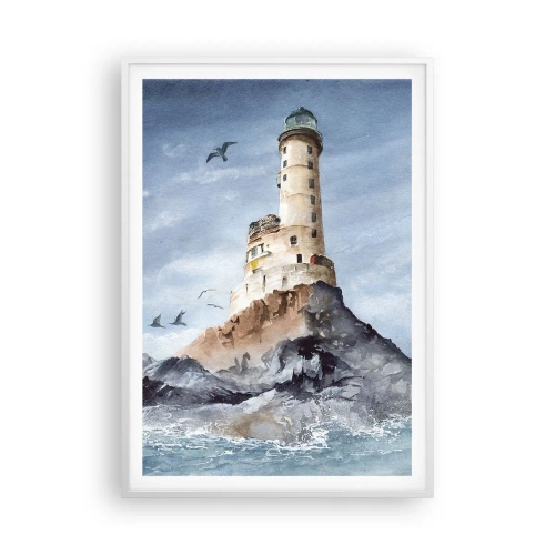 Poster în ramă albă - Invincibil - 70x100 cm