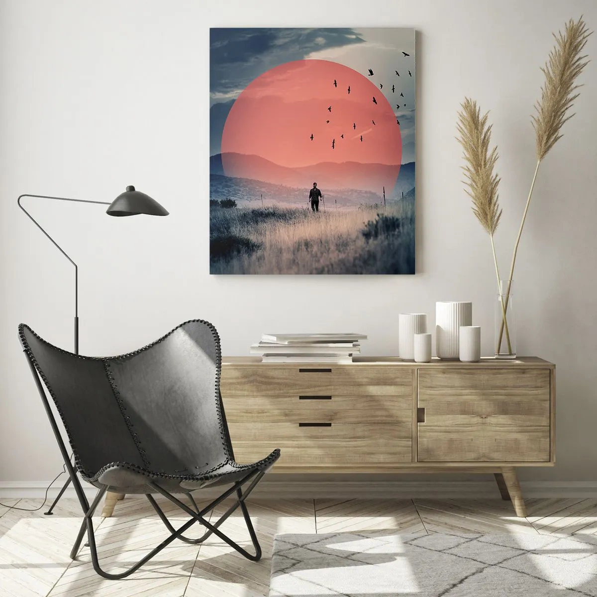 Tablou pe sticlă - Se simt bine acolo unde sunt - 50x70 cm