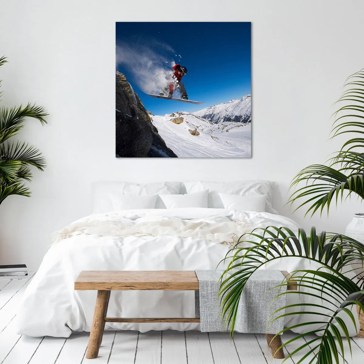 Tablou pe pânză - Și ai devenit parte din spațiul - 70x70 cm