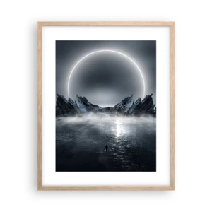 Poster în ramă de stejar deschis - Final de poveste - 40x50 cm