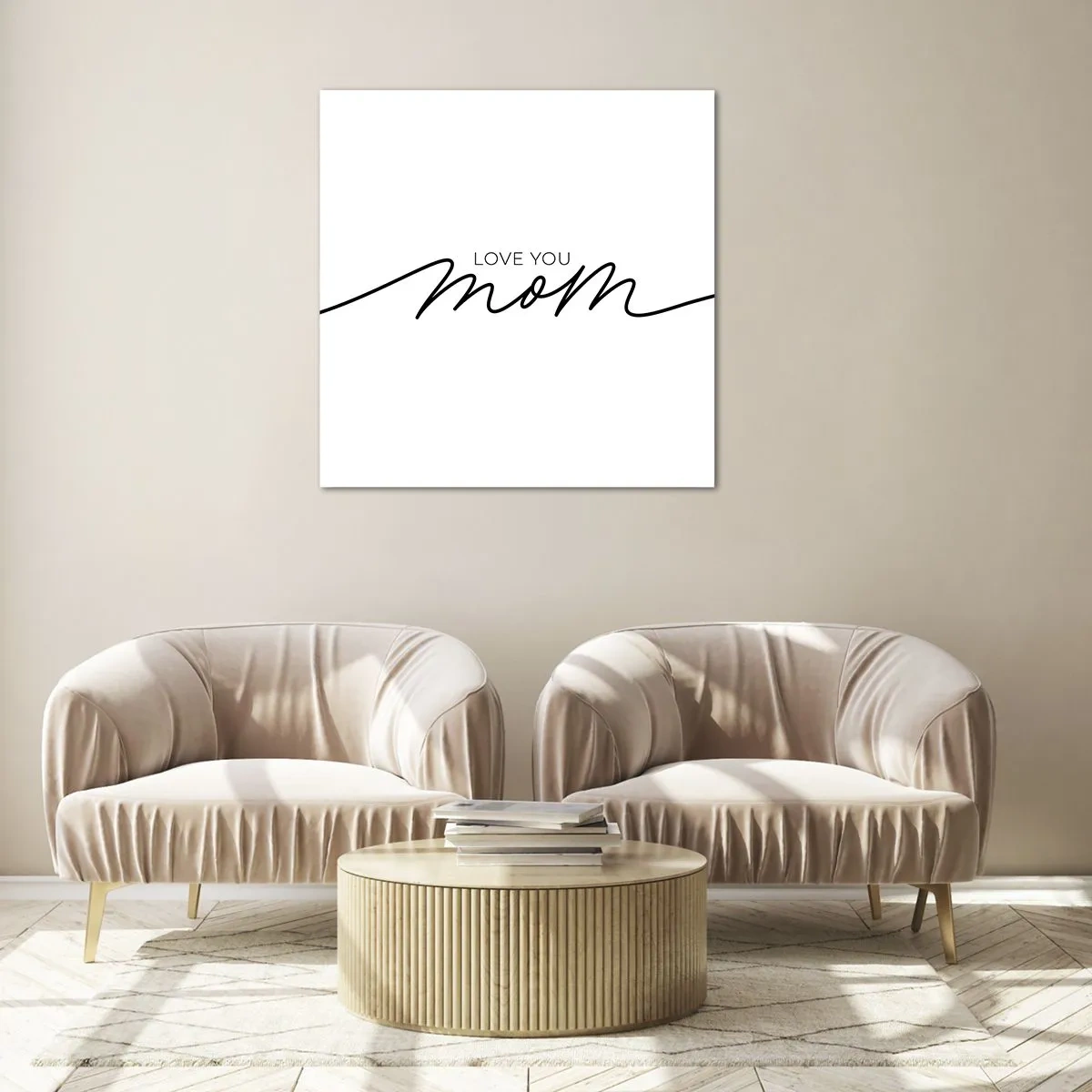 Tablou pe sticlă - Mare emoție - 60x60 cm