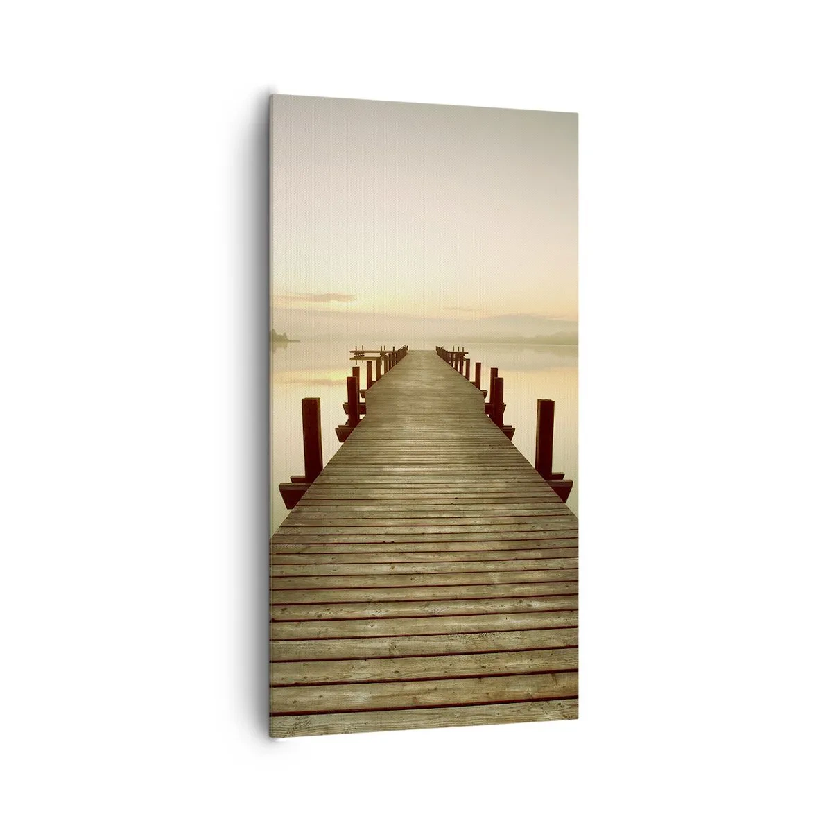 Tablou pe pânză - Înainte de răsărit, zori, lumină - 65x120 cm