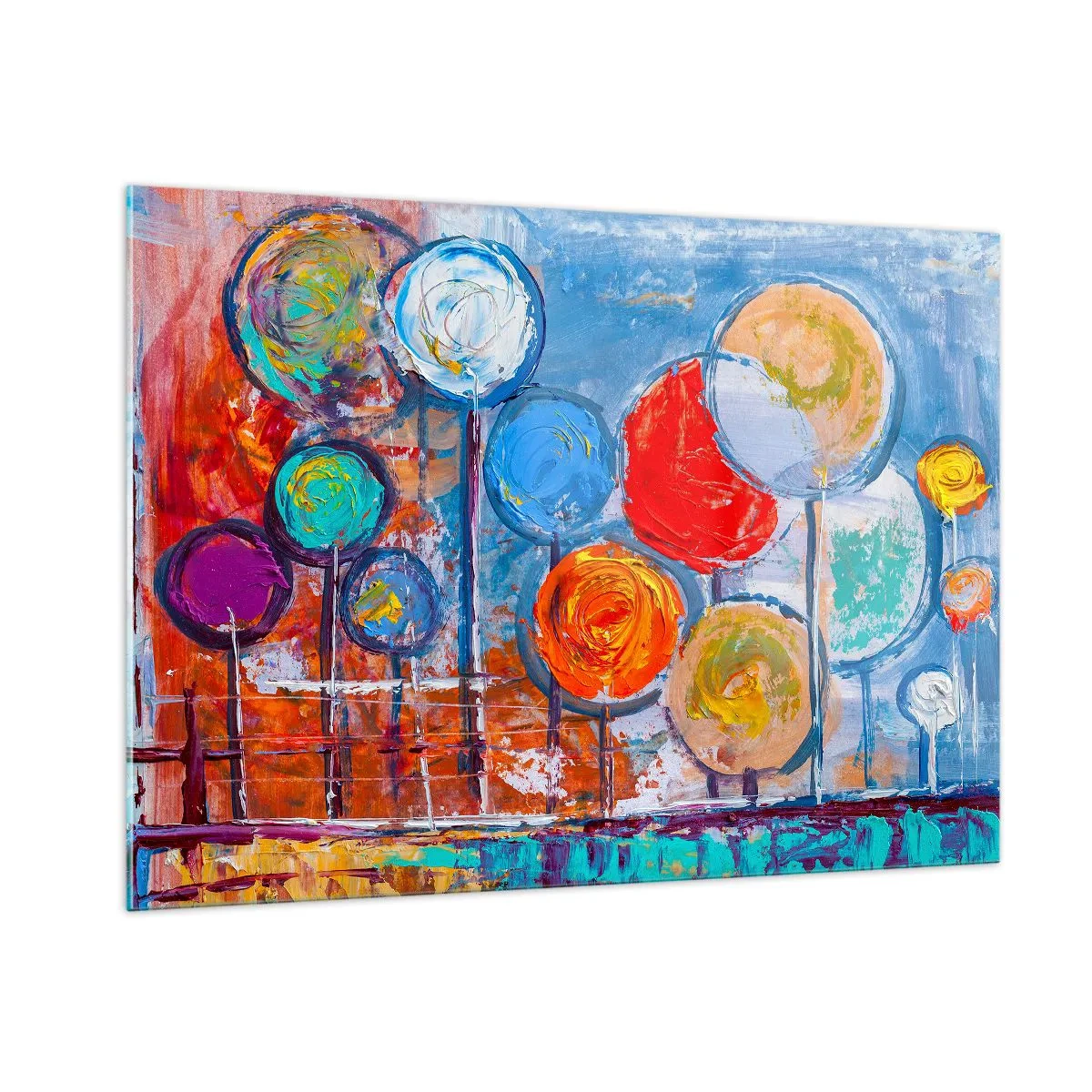 Tablou pe sticlă - Toate ciudăţeniile şi curiozităţile - 100x70 cm