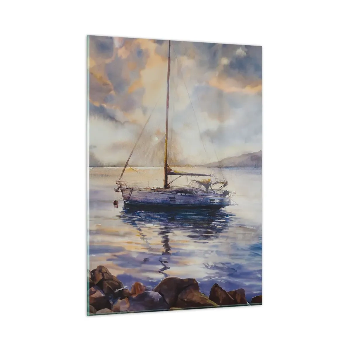 Tablou pe sticlă - O seară în golf - 50x70 cm