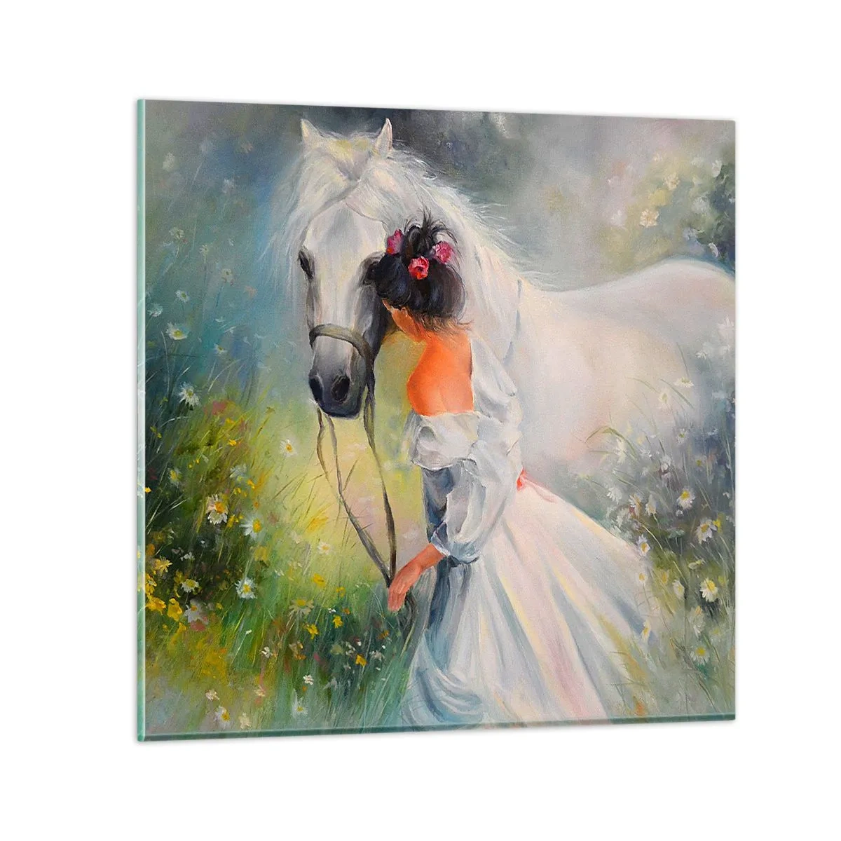 Tablou pe sticlă - Ca dintr-un vis frumos - 60x60 cm