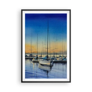 Poster în ramă neagră - Sfârșitul unei zile bune - 61x91 cm