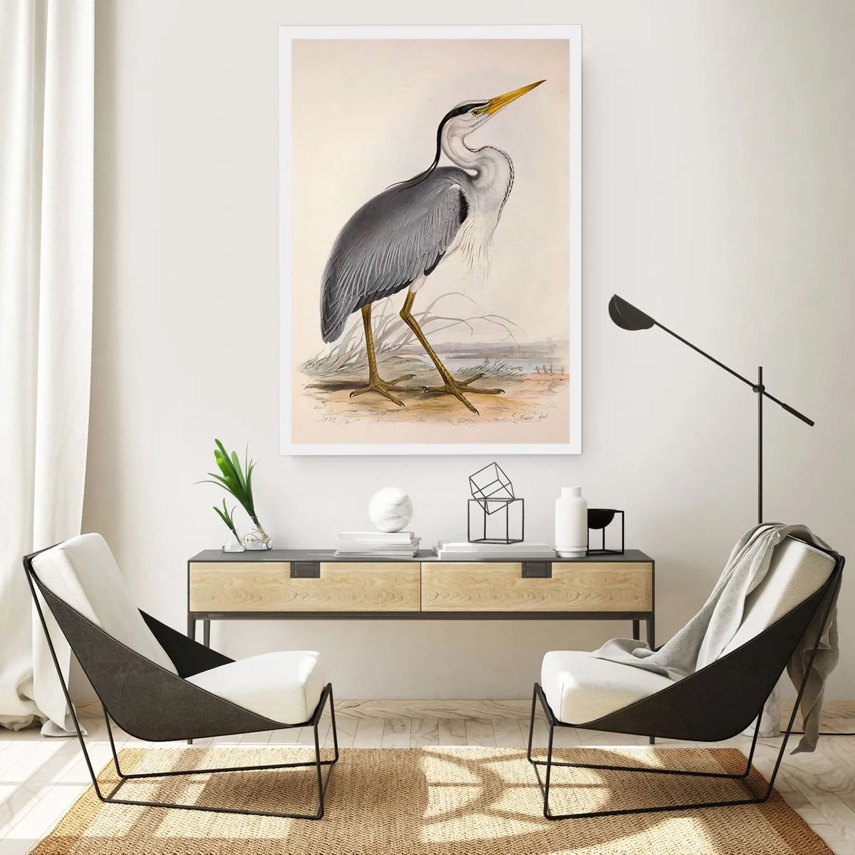 Poster - Farmecul unui stârc - 70x100 cm