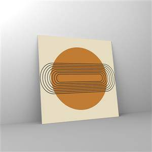 Tablou pe sticlă - Planul perfect - 30x30 cm