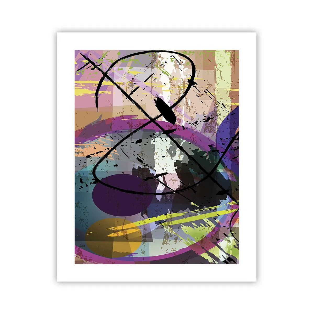 Poster - Poate fi drept sau de jur împrejur - 40x50 cm