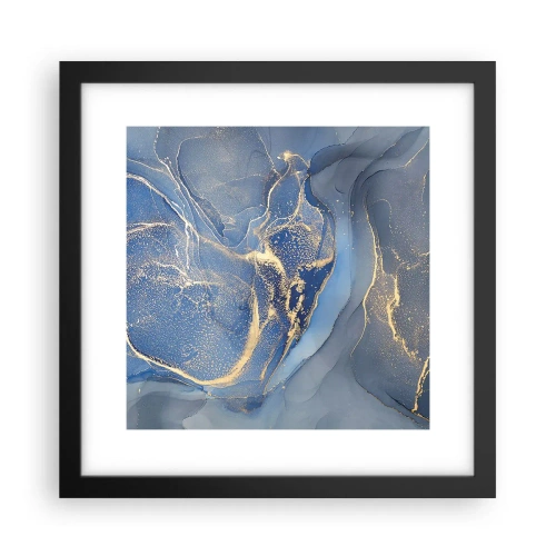 Poster în ramă neagră - Praf de aur - 30x30 cm