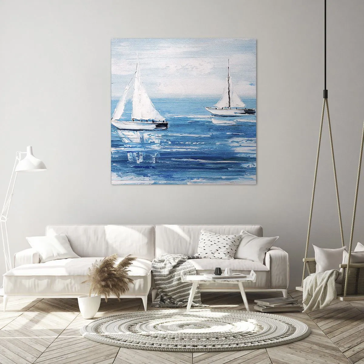 Tablou pe pânză - Cu un prieten alături de tine - 60x60 cm