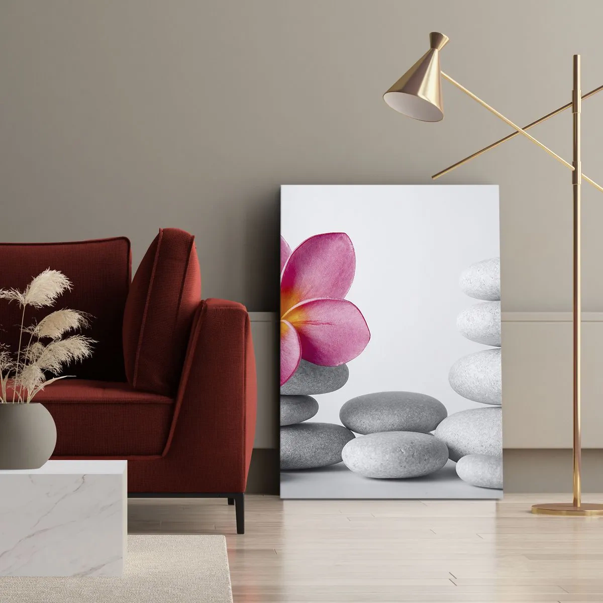 Tablou pe pânză - Piatră peste piatră, iar pe această piatră... - 65x120 cm