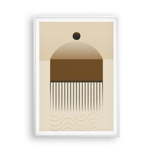 Poster în ramă albă - Stări diferite - 70x100 cm