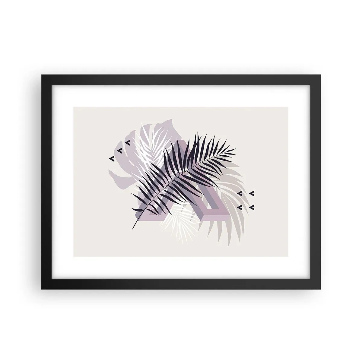 Poster în ramă neagră - Umbra unei umbre - 40x30 cm