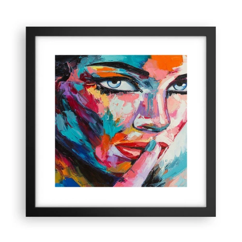 Poster în ramă neagră - Primul nostru secret - 30x30 cm