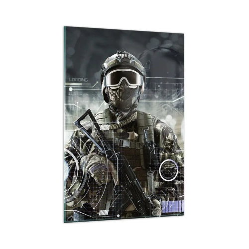 Tablou pe sticlă - Putere la putere - 80x120 cm