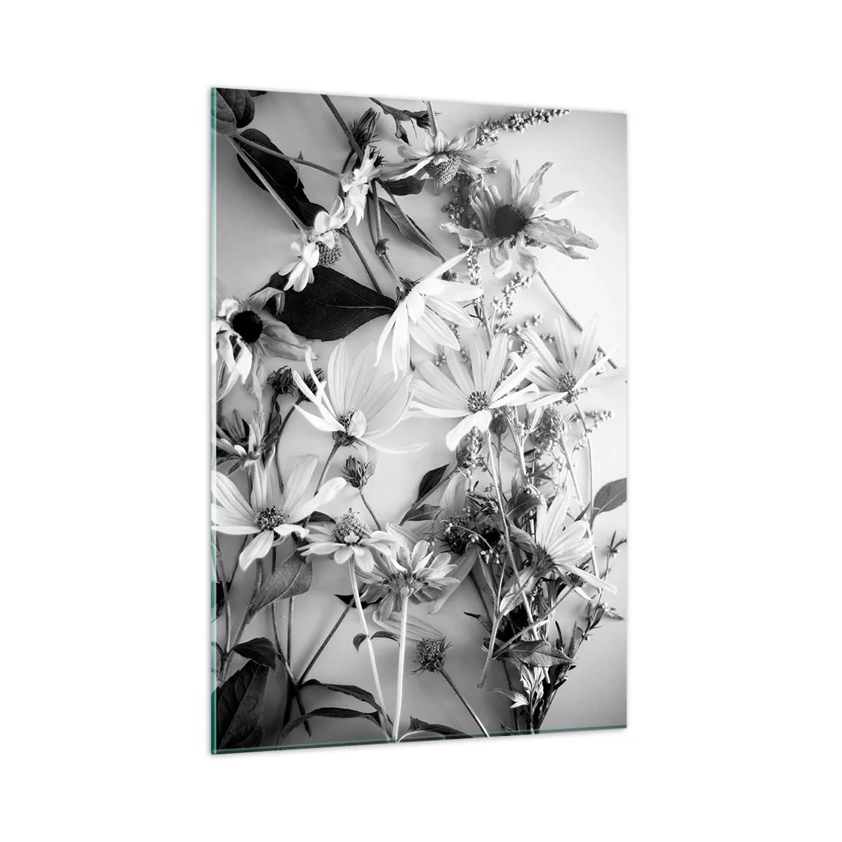 Tablou pe sticlă - Un altfel de buchet - 50x70 cm