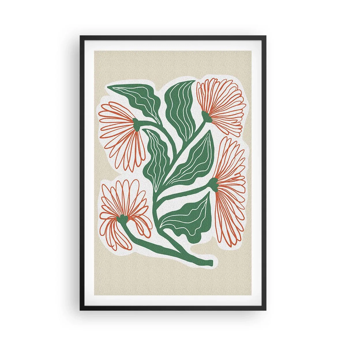 Poster în ramă neagră - Folclor modern - 61x91 cm